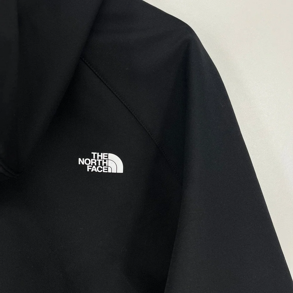 The North‎ Face WindWall Softshell Hoodie Jacket Mens XXL Black Full Zip Hooded